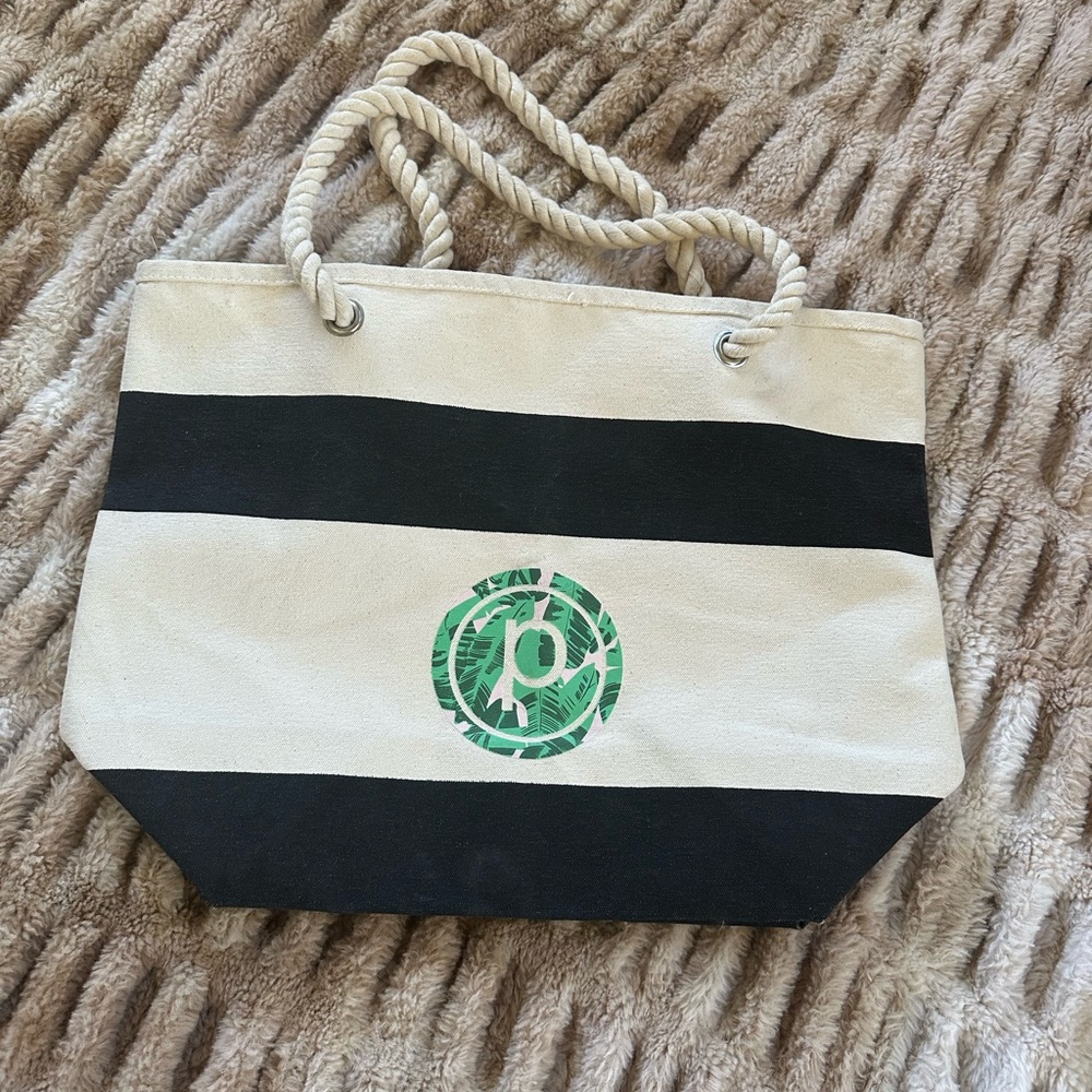 Pure Barre Canvas tote. Only used once. Like new
